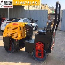 內(nèi)外兼修！1噸雙鋼輪振動壓路機 全液壓柴油壓路機 振動小碾子